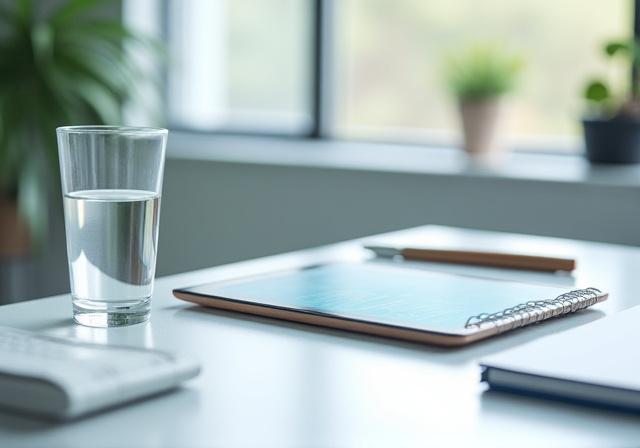 Professional legal documentation desk